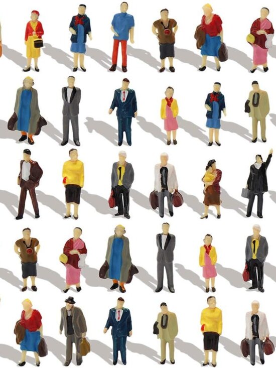 Other - P8712 40pcs All Standing Pose Figures Assorted HO Scale Person Model Train Stree